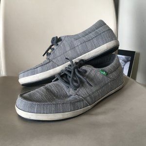 Grey Sanuk TKO Men's Canvas Shoes size 11